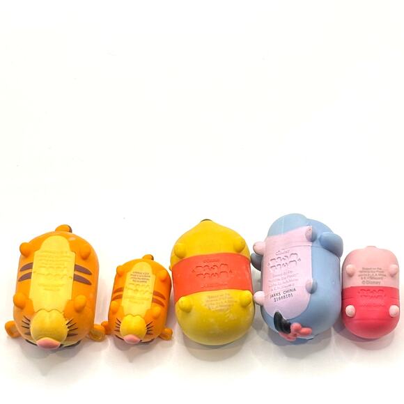 Disney Tsum Tsum Winnie the Pooh Lot of 5 Med & Large, EUC - Picture 3 of 3
